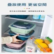 【DaoDi】廚房雙層收納瀝水保鮮盒2入組(瀝水籃 蔬菜水果籃 保鮮盒)
