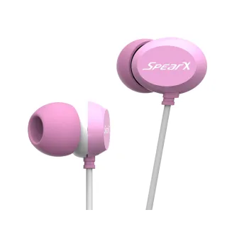 【SpearX】GF-001繽紛入耳式耳機-粉