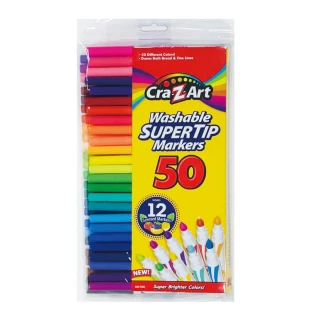 【美國Cra-Z-Art】50色可水洗彩色筆