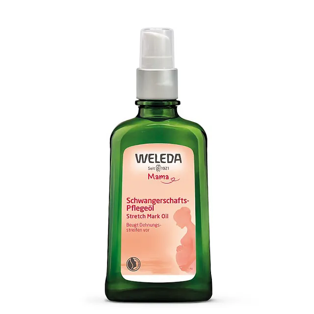 【WELEDA 薇蕾德】孕媽咪美腹按摩油 100 ml(恢復孕期肌膚彈性)
