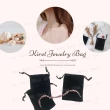 【Kiret】絨布束口袋 束繩飾品收納袋6入 可裝首飾 珠寶 耳機 零錢 小物 3C產品 Kiret(錦囊 抽繩 萬用袋)
