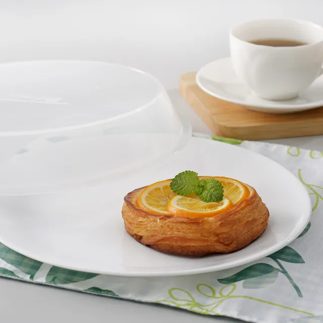 【CORELLE 康寧餐具】小紅花方型早餐.點心盤(2206)
