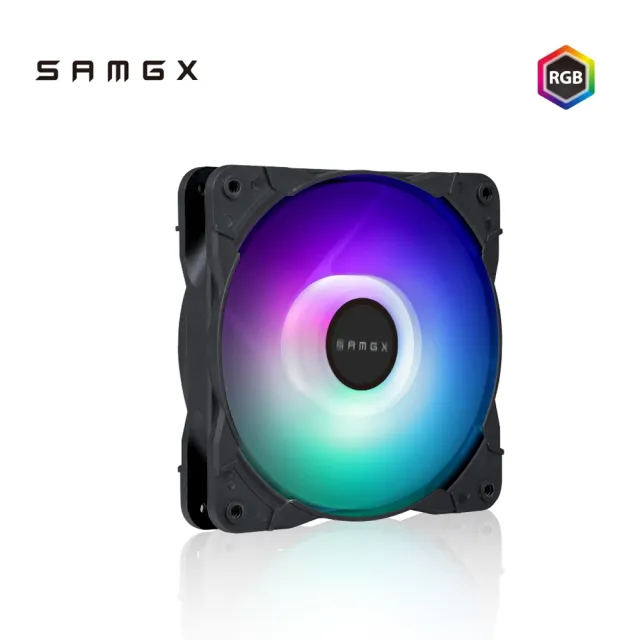 【SAMGX】BLOSSOM炫彩12公分風扇(RGB風扇/液態軸承)