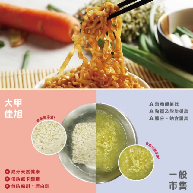 【大甲乾麵】細麵、造波中任選1袋 600g/袋
