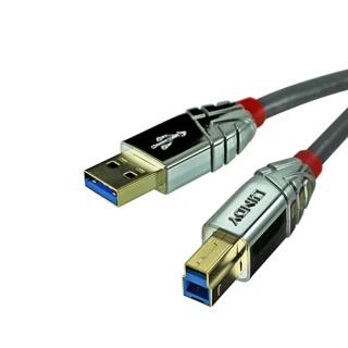 【LINDY 林帝】CROMO USB3.0 Type-A/公 to Type-B/公 傳輸線 5m 36664