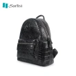 【Sarlisi】新款真皮後背包鱷魚皮雙肩包大容量背包（大號）(特價出清)