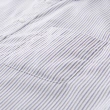 【Blue River 藍河】男裝 白色短袖襯衫-雙色款條紋(日本設計 純棉舒適)