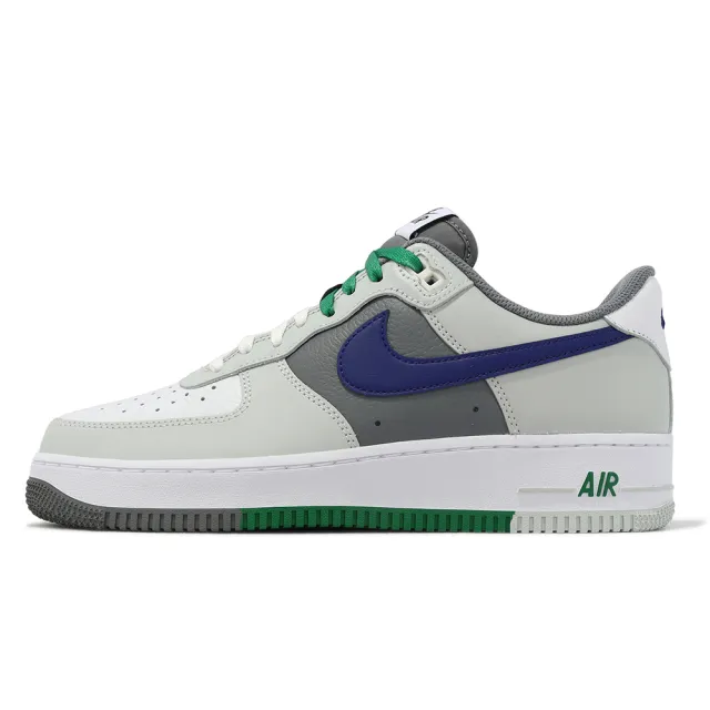 NIKE 耐吉】休閒鞋Air Force 1 07 LV8 Split 男鞋綠灰藍AF1(FD2592-001