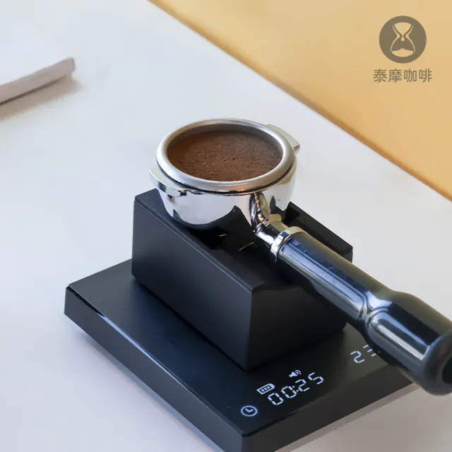 【TIMEMORE 泰摩】黑鏡流速秤 BASIC PRO咖啡電子秤 LED觸控 Type-c充電 黑色(年度新商品 流速咖啡秤)