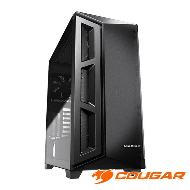COUGAR 美洲獅COUGAR 美洲獅 DarkBlader X5 中塔機箱 全景透視電腦機殼(半透明黑/白色)
