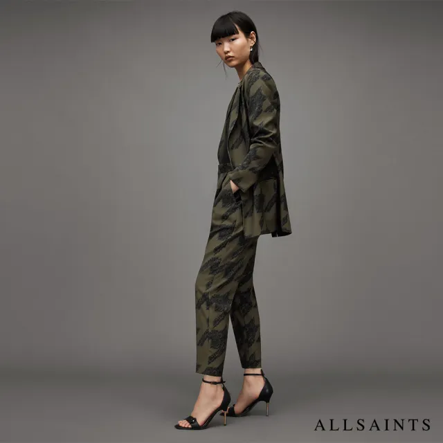 【ALLSAINTS】ALEIDA 西裝外套Khaki Green WT033Z(修身版型)