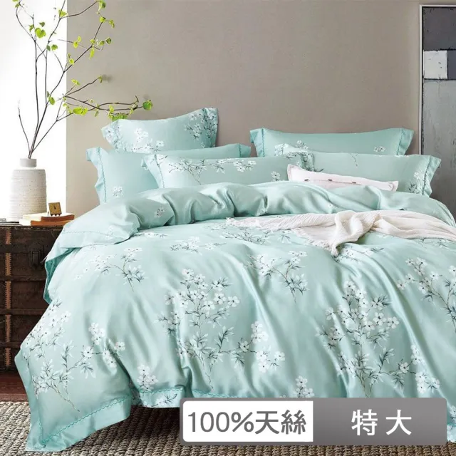 【貝兒居家寢飾生活館】100%天絲四件式全鋪棉兩用被床包組 冬1-7(特大/多款任選) 涼被/冷氣毯
