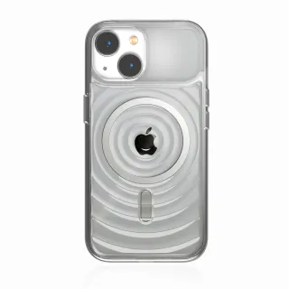 【STM】Reawaken Ripple for iPhone 15 Plus 典雅波浪 MagSafe軍規防摔殼(透明)