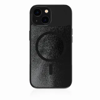 【STM】Relax Sand for iPhone 15 Pro 療癒流沙 MagSafe軍規防摔殼(奢華黑)