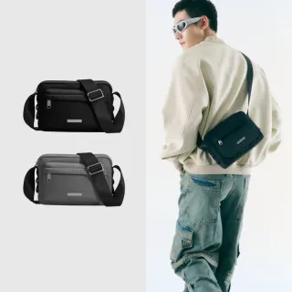 【ROBINMAY】里歐機能斜背包(拉鍊封口/尼龍/多色任選)