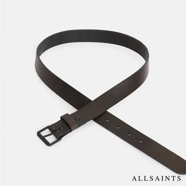 【ALLSAINTS】UNDERGROUND 牛皮皮帶Black MN509Z