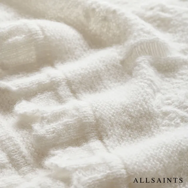 【ALLSAINTS】VANESSA 羊毛針織背心Chalk White WK036Z(修身版型)
