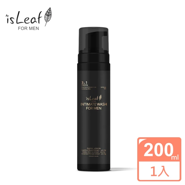 【isLeaf】韓國男性私密激淨慕絲200ml魅惑麋香(精氨酸 瑪卡 人參  鹿茸)