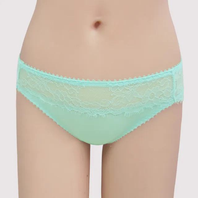 【瑪登瑪朵】我挺妳  低腰三角萊克內褲(甜柚綠)