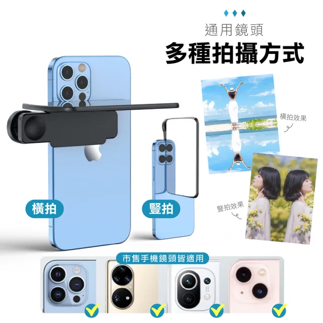 【Jo Go Wu】天空之鏡倒影鏡4件套(買一送一/拍照道具/攝影道具/手機倒影)