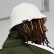 【PUMA】鐘型帽 PRIME Knitted 象牙白 帽子 水桶帽 漁夫帽 針織 刺繡 穿搭(024887-02)