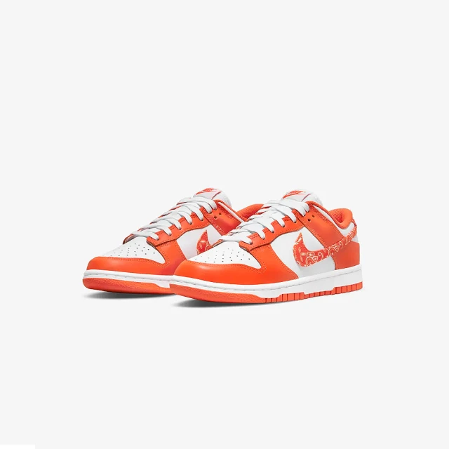 NIKE 耐吉 Nike Dunk Low Paisley Pack Orange 變形蟲 白橘 橙色(DH4401-103)