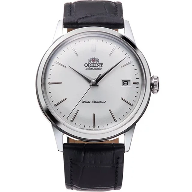 ORIENT 東方錶ORIENT 東方錶 官方授權T2 DATEⅡ系列 日期顯示錶男腕錶 皮帶款 銀色-38.4mm(RA-AC0M03S)