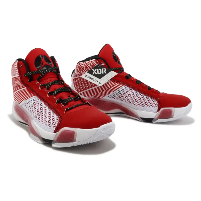 NIKE 耐吉】籃球鞋Air Jordan 38 XXXVIII PF 大學紅白男鞋氣墊緩震 