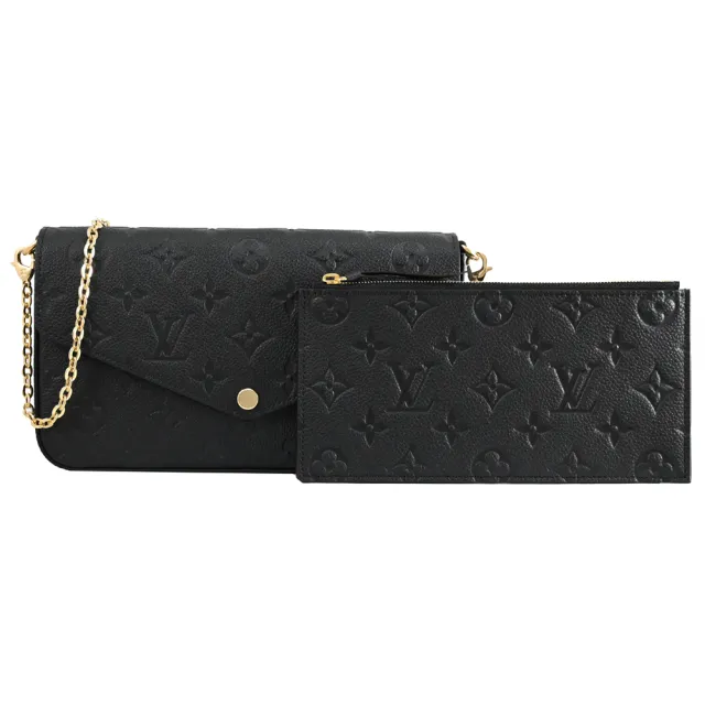 【Louis Vuitton 路易威登】M82477 經典牛皮壓花多功能手提包鍊包晚宴包(現貨)『entrupy安心購』