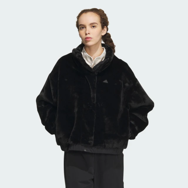 adidas 愛迪達 New Fur JKT 女款 白色 C