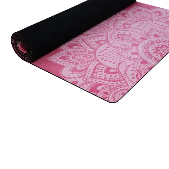 【Yoga Design Lab】Combo Mat 天然橡膠瑜珈墊3.5mm - Mandala Rose(超細纖維絨面瑜珈墊)
