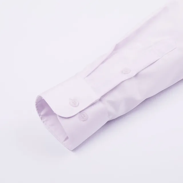 【ROBERTA諾貝達】團購下架-男裝 紫色長袖襯衫-奧地利素材(台灣製 易洗好整理)