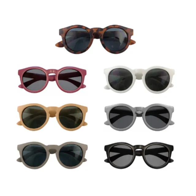 【eYeFans】兒童UV400太陽眼鏡-白色(高彈性橡膠、安全鏡片、兒童墨鏡、親子墨鏡、嬰幼兒太陽眼鏡)