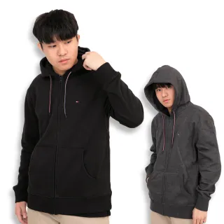 【Tommy Hilfiger】棉外套 刷毛 湯米 棉質 連帽 大尺碼 外套 平輸品(棉料外套9445)