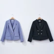 【H2O】雙排釦修身版西裝外套 #3633010(黑/藍色)
