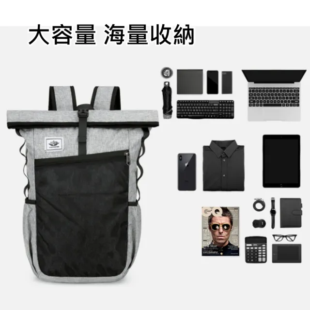 【May Shop】雙11 戶外折疊包超輕量攜帶收納包旅行包防水包 登山包戶外雙肩包(輕量)