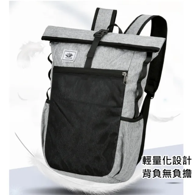 【May Shop】雙11 戶外折疊包超輕量攜帶收納包旅行包防水包 登山包戶外雙肩包(輕量)