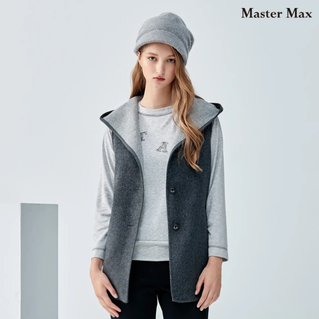 Master MaxMaster Max 品牌字母設計亮鑽大學T(8227106)