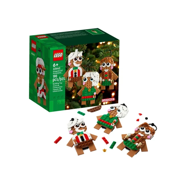 LEGO 樂高LEGO 樂高 積木 聖誕節系列 薑餅人飾品40642(代理版)