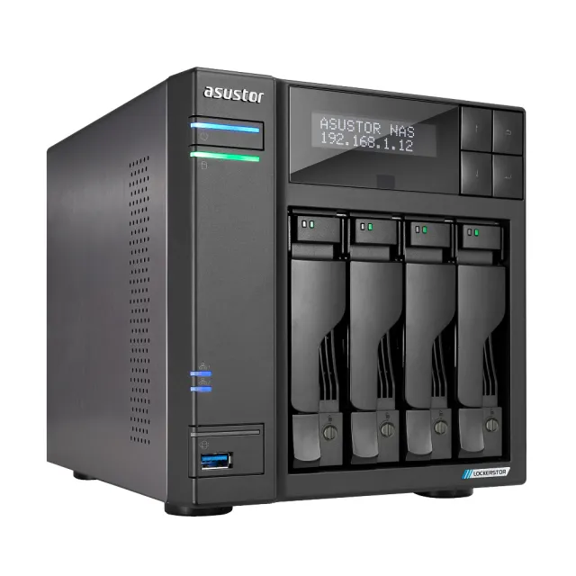 【ASUSTOR 華芸】搭希捷 4TB x2 ★ AS6704T 4Bay NAS 網路儲存伺服器