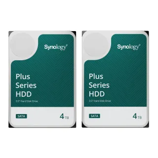 【Synology 群暉科技】2入組 ★ HAT3300 PLUS系列 4TB 3.5吋 5400轉 256MB NAS 內接硬碟