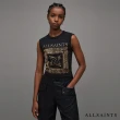 【ALLSAINTS】LEANA IMOGEN 純棉LOGO豹紋背心 WG004Z(修身版型)