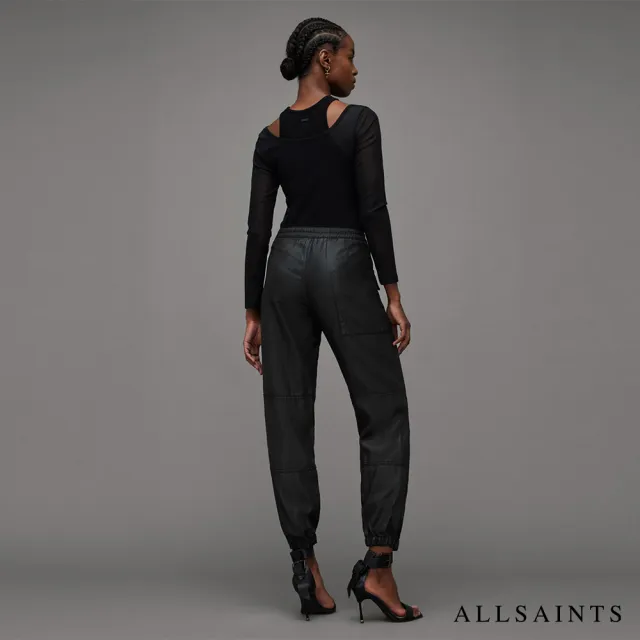 【ALLSAINTS】VAL 漆皮長褲Black WP006Z(舒適版型)