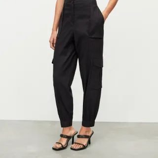 【ALLSAINTS】FRIEDA 高腰軍裝長褲Black WP017Z(舒適版型)