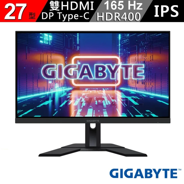 GIGABYTE 技嘉 M27Q 27型 165Hz 1ms HDR 電競螢幕