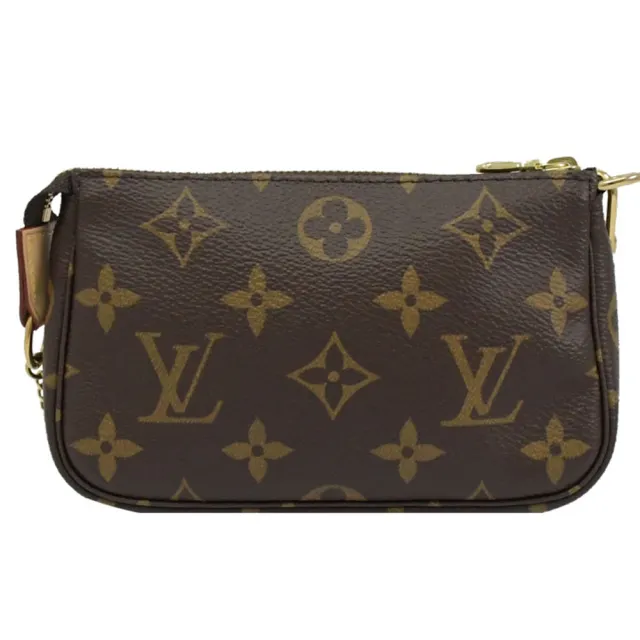 【Louis Vuitton 路易威登】LV M58009 Monagram 經典花紋迷你手提包小鍊包萬用包(現貨)