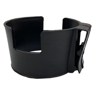 【e系列汽車用品】KC913-1 雙凹半截式杯架 1入裝(汽車杯架 機車杯架 飲料架)