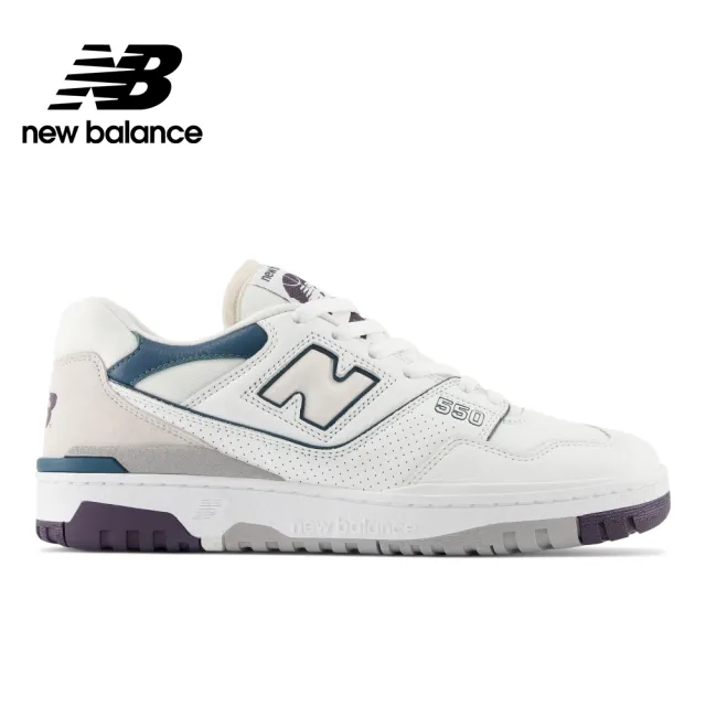 【NEW BALANCE】NB 復古鞋/運動鞋_BB550WCB-D_中性_白/灰/藍