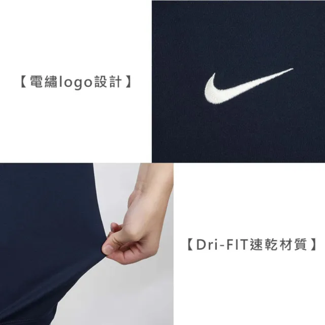 【NIKE 耐吉】男短袖POLO衫-DRI-FIT 休閒 上衣 丈青白(DH0858-451)