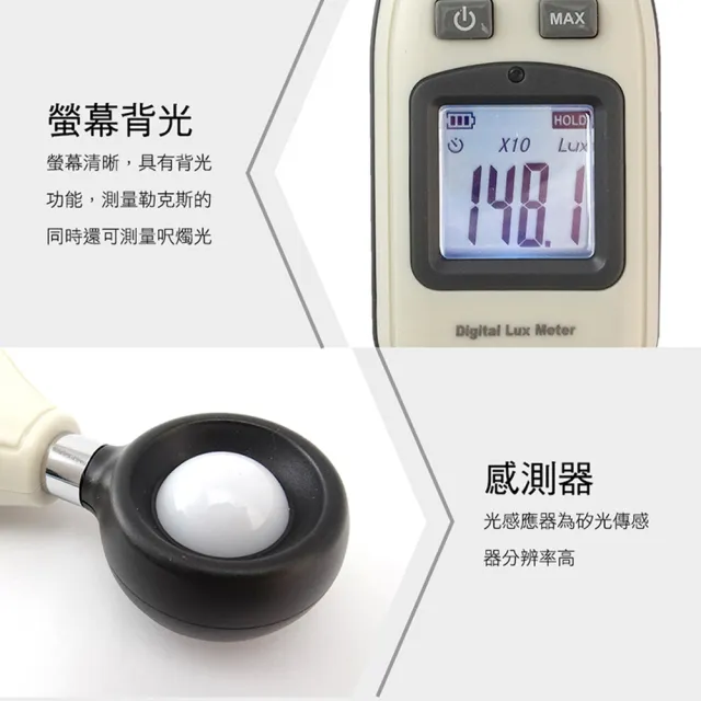 【SMILE】數位式照度計 光度計 測光表 亮度器 亮度測試 測光儀 4-LM(亮度計 電燈亮度檢測 測光儀)